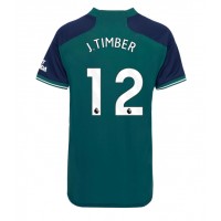 Arsenal Jurrien Timber #12 Replica Third Shirt Ladies 2023-24 Short Sleeve